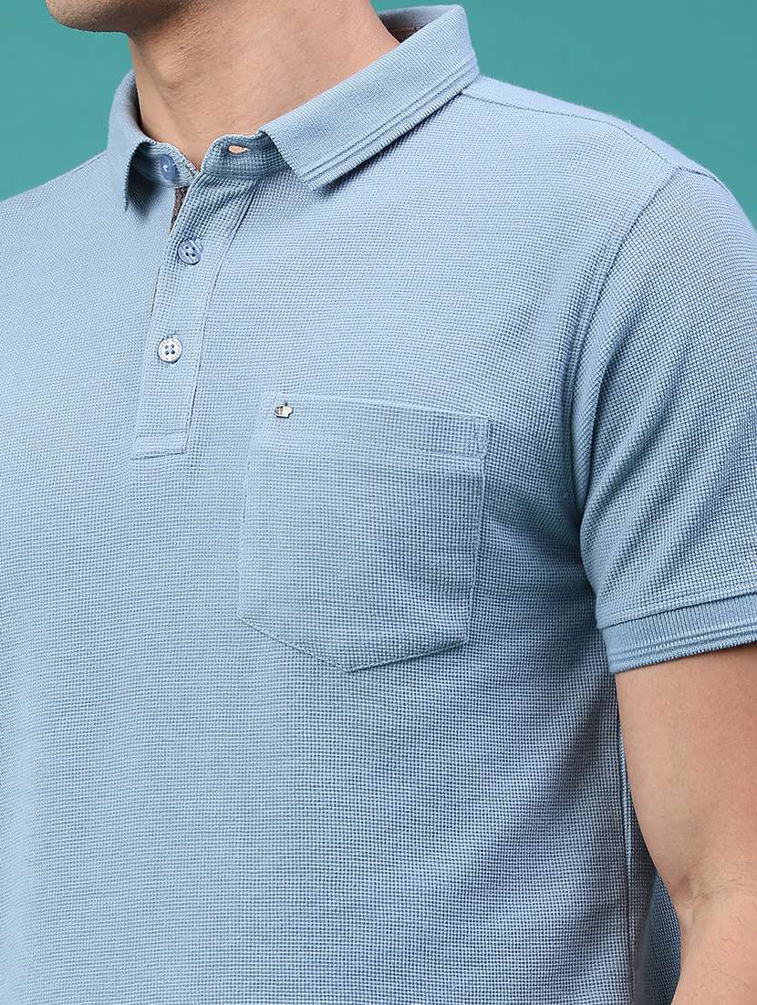 men self design short sleeve regular fit polo t-shirt - 22280069 -  Standard Image - 4