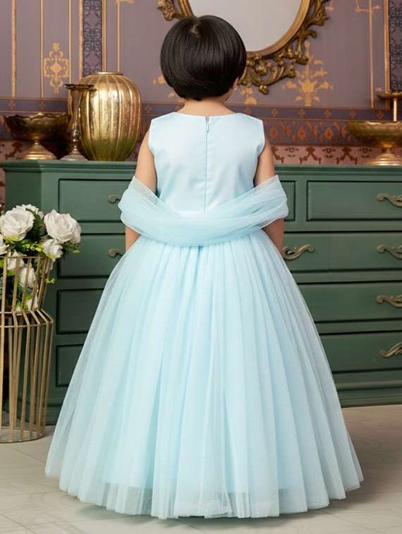 girls embroidered lehenga choli with dupatta set - 22280109 -  Standard Image - 4