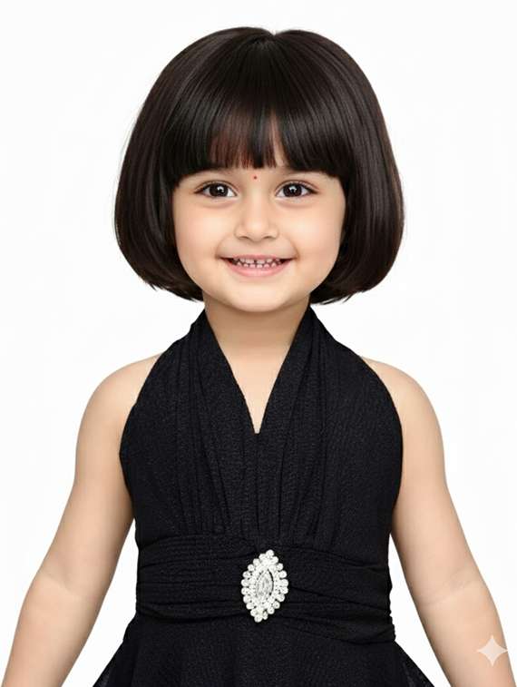 girls solid sleeveless fit & flare dress - 22280136 -  Standard Image - 1