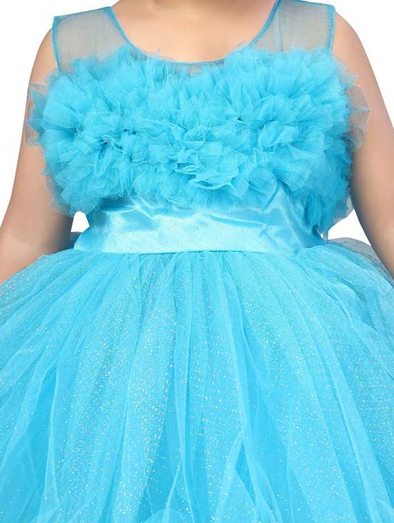 kids solid round neck dress - 22280237 -  Standard Image - 4