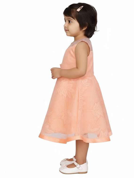 kids self design round neck dress - 22280241 -  Standard Image - 1