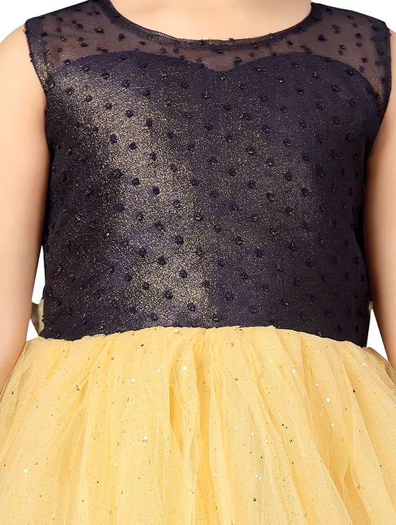 girls self designed sleeveless high low dress - 22280264 -  Standard Image - 4