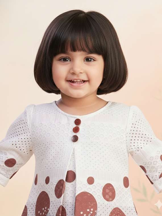 girls printed top & trouser co-ord set - 22280296 -  Standard Image - 1
