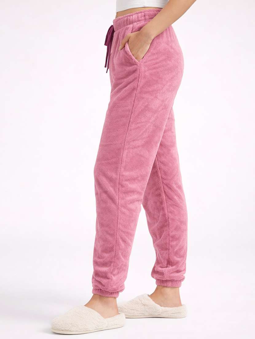 women solid mid rise jogger - 22280372 -  Standard Image - 1