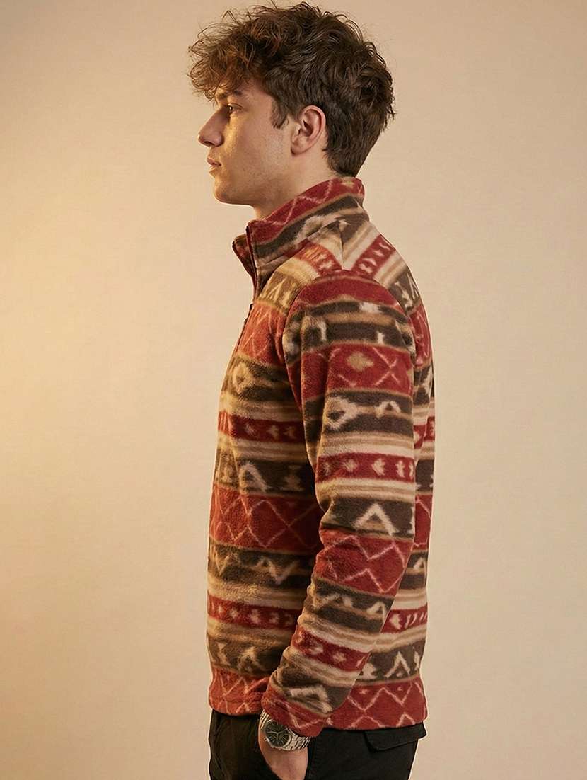 men printed long sleeve regular fit sweatshirt - 22280438 -  Standard Image - 1