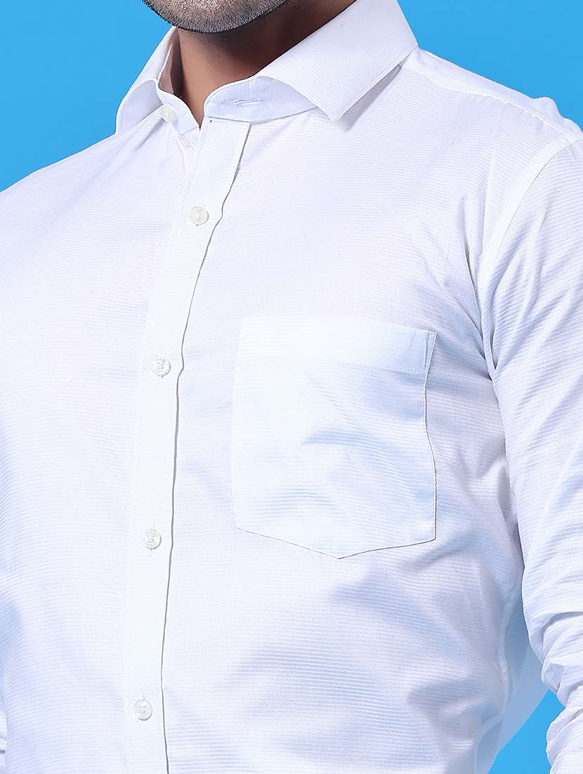 men solid long sleeve slim fit formal shirt - 22280484 -  Standard Image - 1