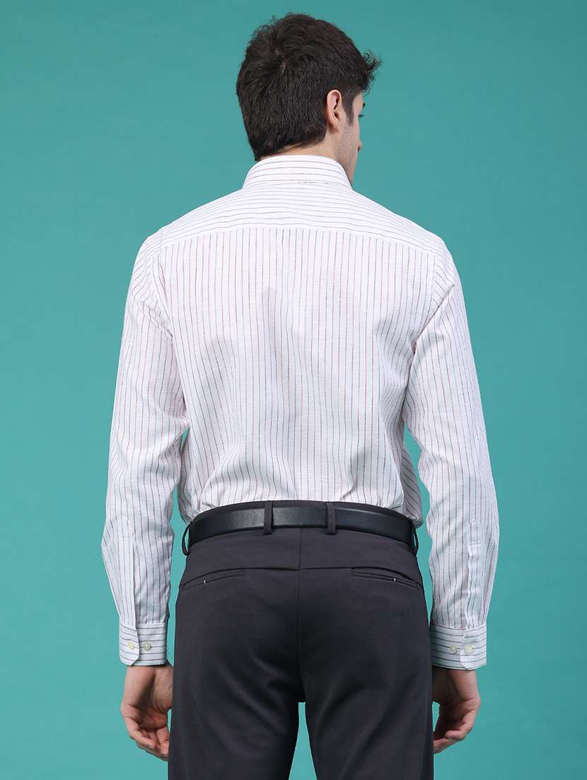 men striped long sleeve regular fit formal shirt - 22280488 -  Standard Image - 4