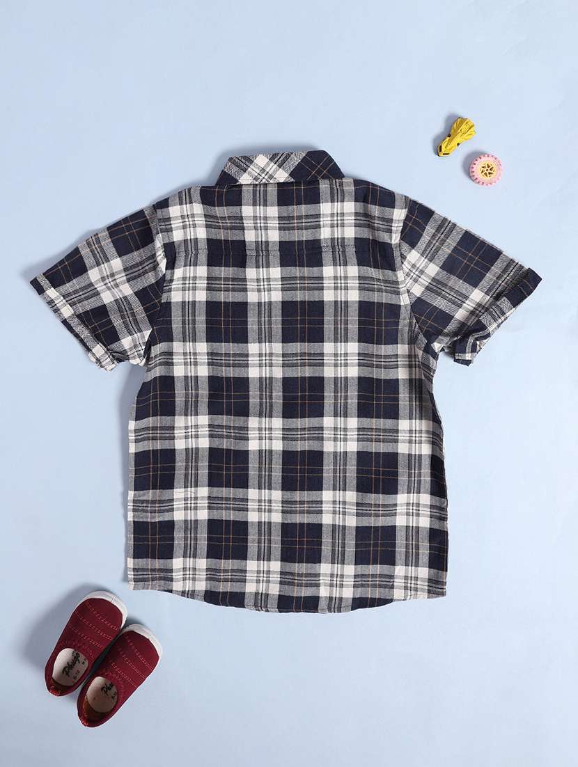 boys printed collared short sleeve shirt - 22280607 -  Standard Image - 1