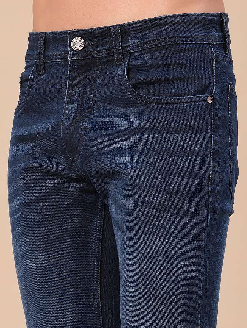 Men Washed Mid Rise Bootcut Jeans - 22280763 -  Standard Image - 1