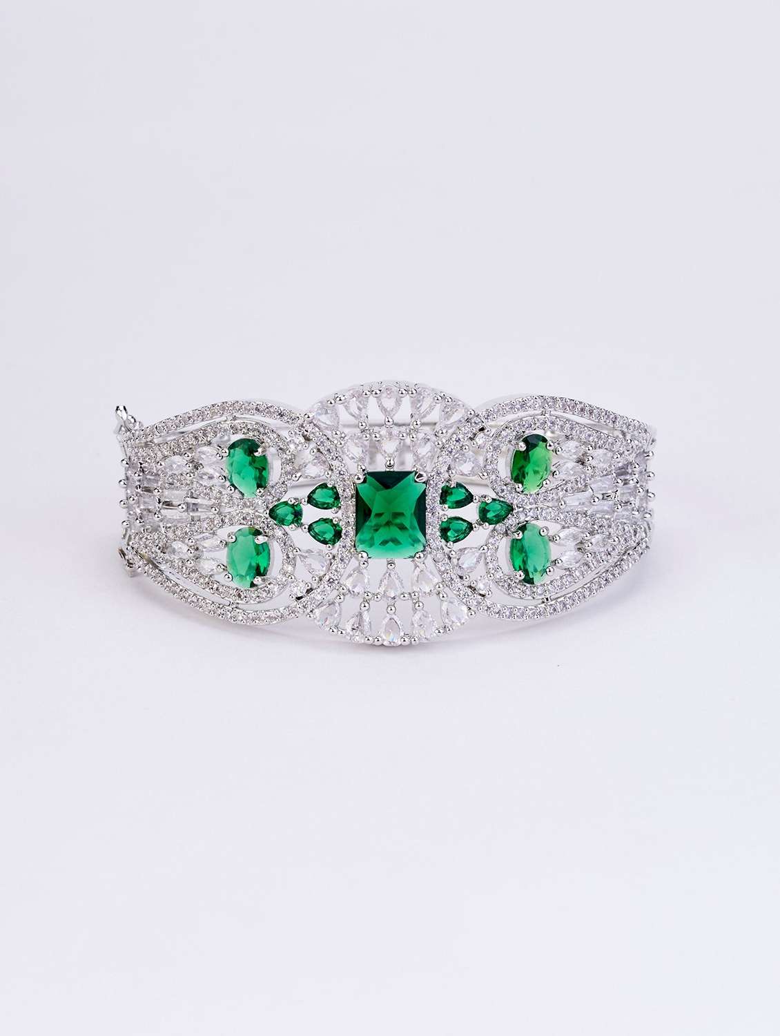 opal touch rhodium plated bracelet - 22280811 -  Standard Image - 1