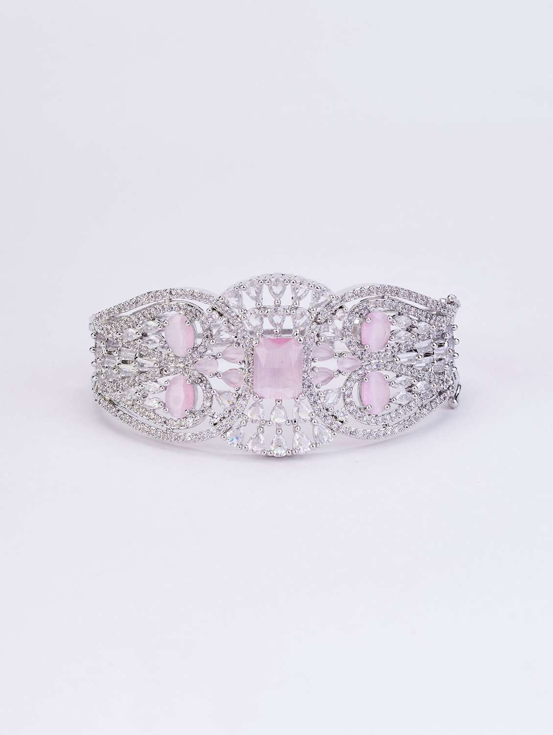 opal touch rhodium plated bracelet - 22280812 -  Standard Image - 1