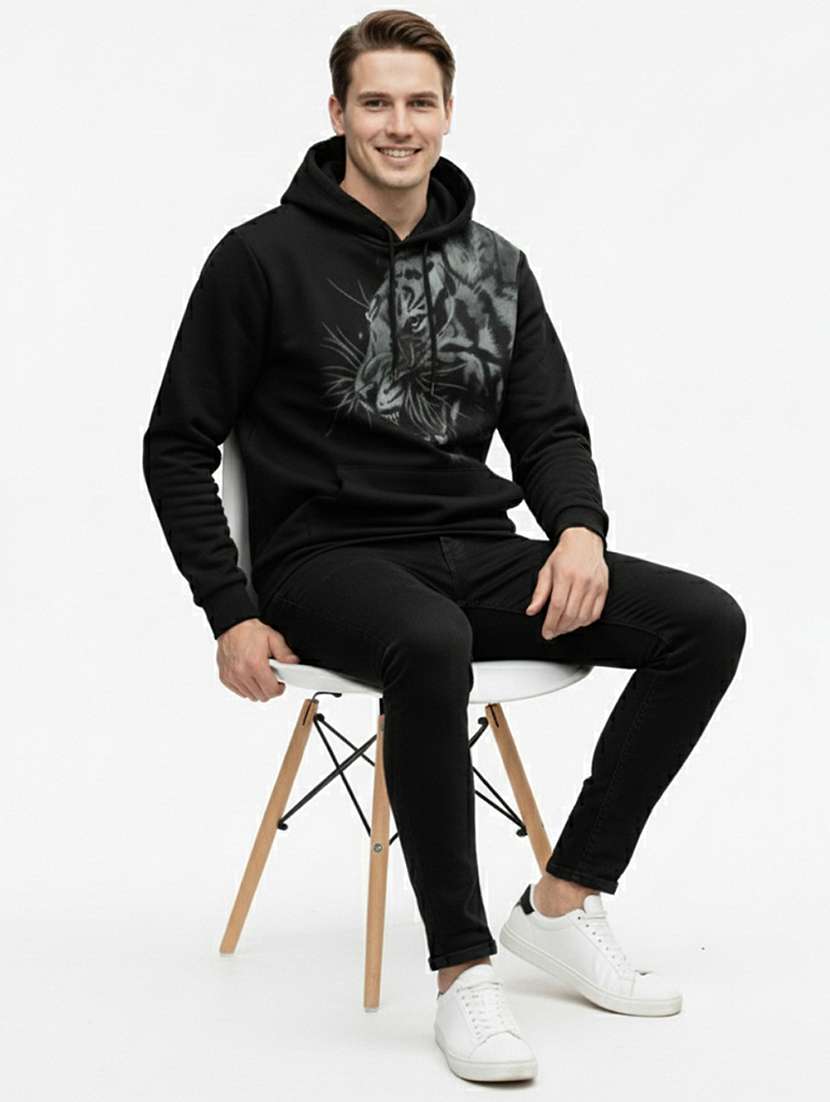 men graphic long sleeve regular fit sweatshirt - 22280967 -  Standard Image - 4