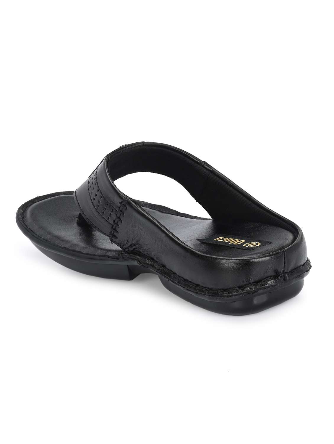 men black slip on slipper - 22281005 -  Standard Image - 4