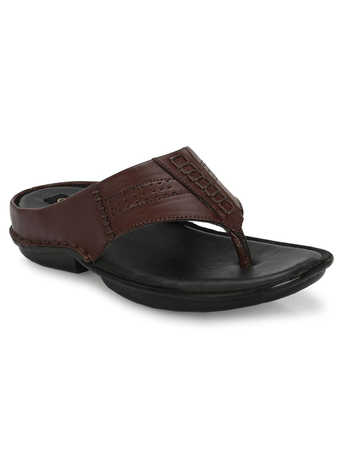 mnen brown slip on slipper - 22281006 -  Standard Image - 1