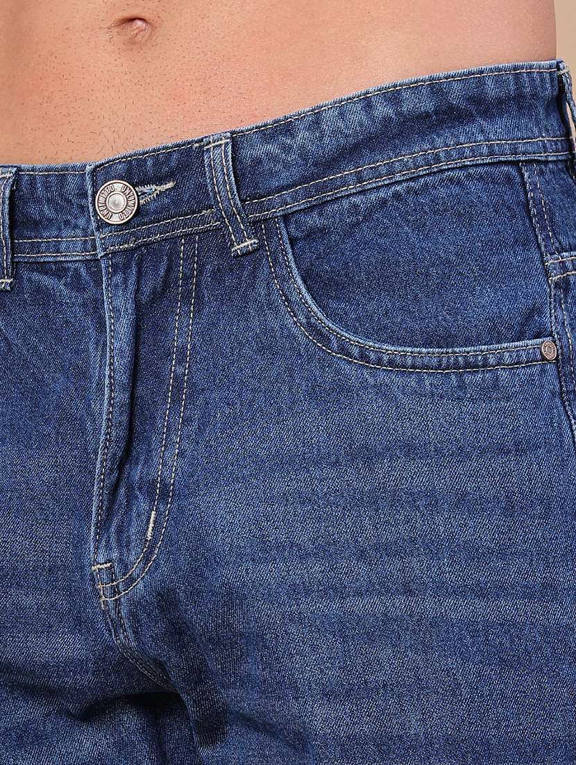 men washed mid rise cargo jeans - 22281671 -  Standard Image - 1