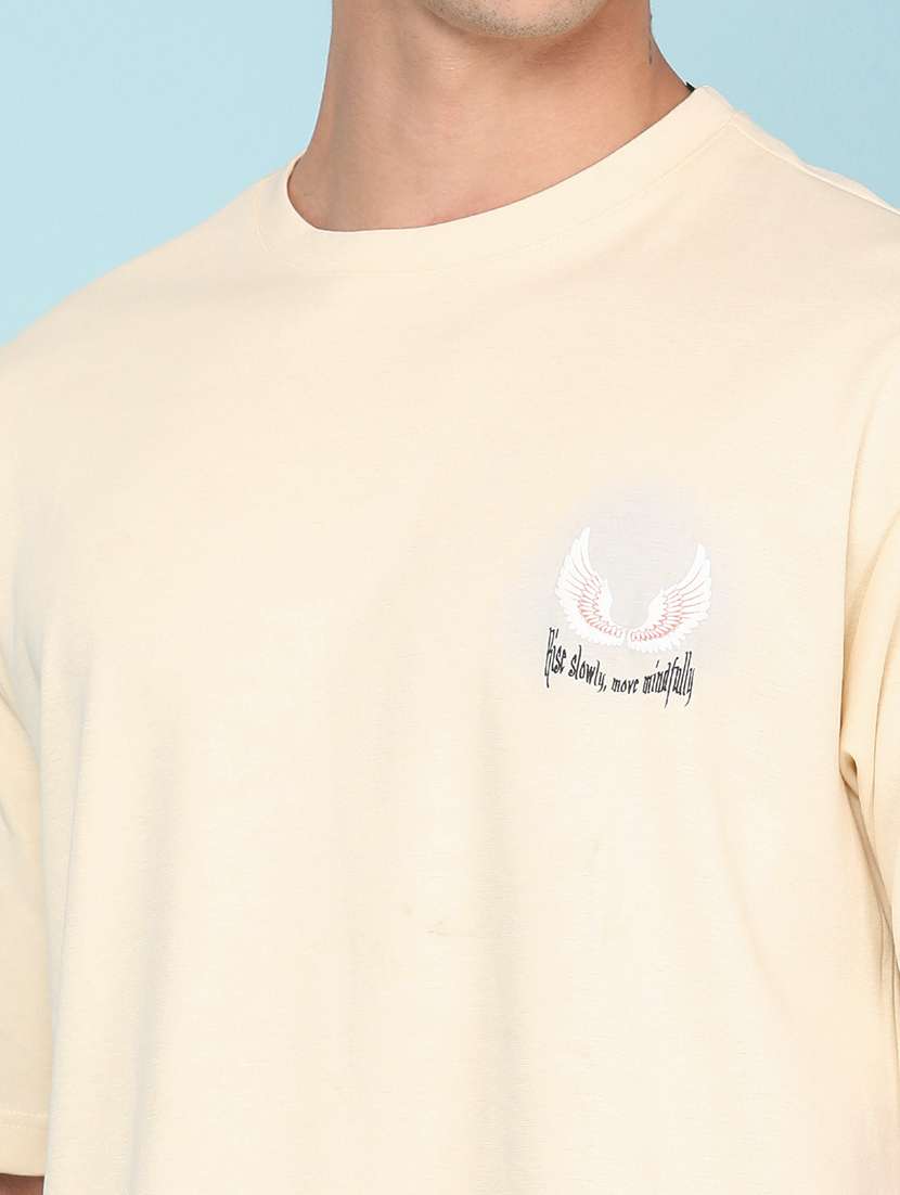 Men Printed Short Sleeves Oversized T-shirt - 22281750 -  Standard Image - 1