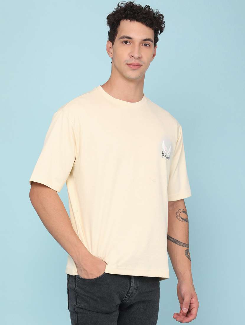 Men Printed Short Sleeves Oversized T-shirt - 22281750 -  Standard Image - 4