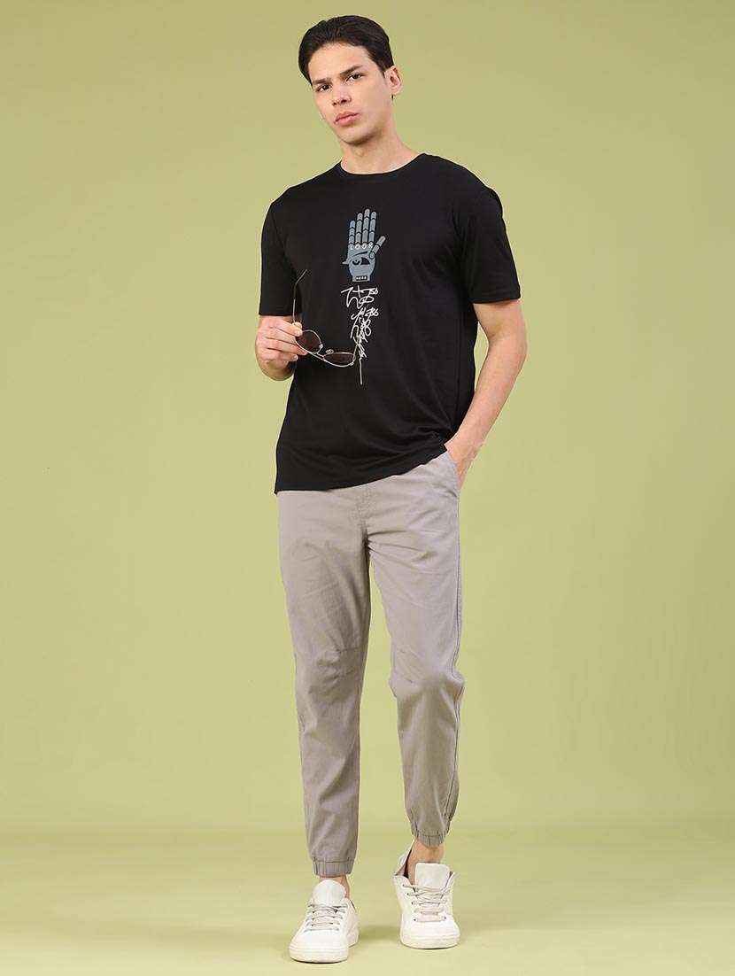 men grey cotton cargo - 22281806 -  Standard Image - 4