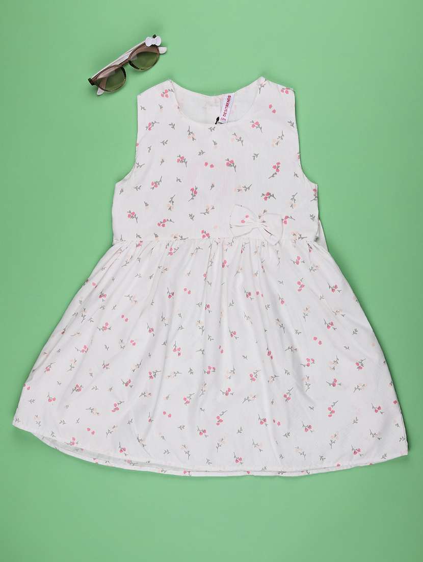 white cotton frock - 22281889 -  Standard Image - 1