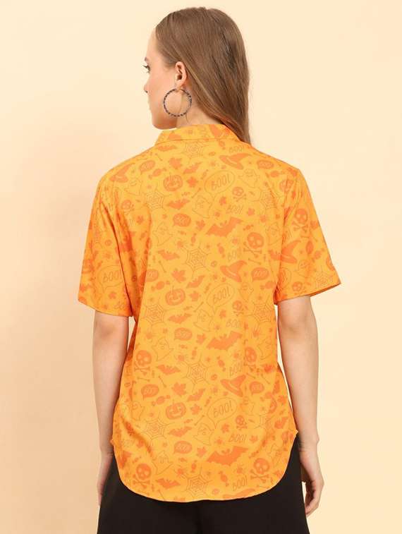 women prinytyed short sleeve regular shirt - 22282061 -  Standard Image - 1