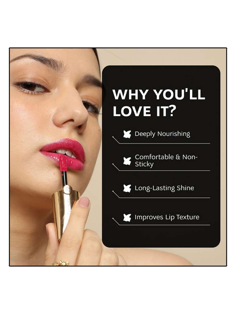 glossy & long lasting lip oil- 3.8 ml - 22282354 -  Standard Image - 4