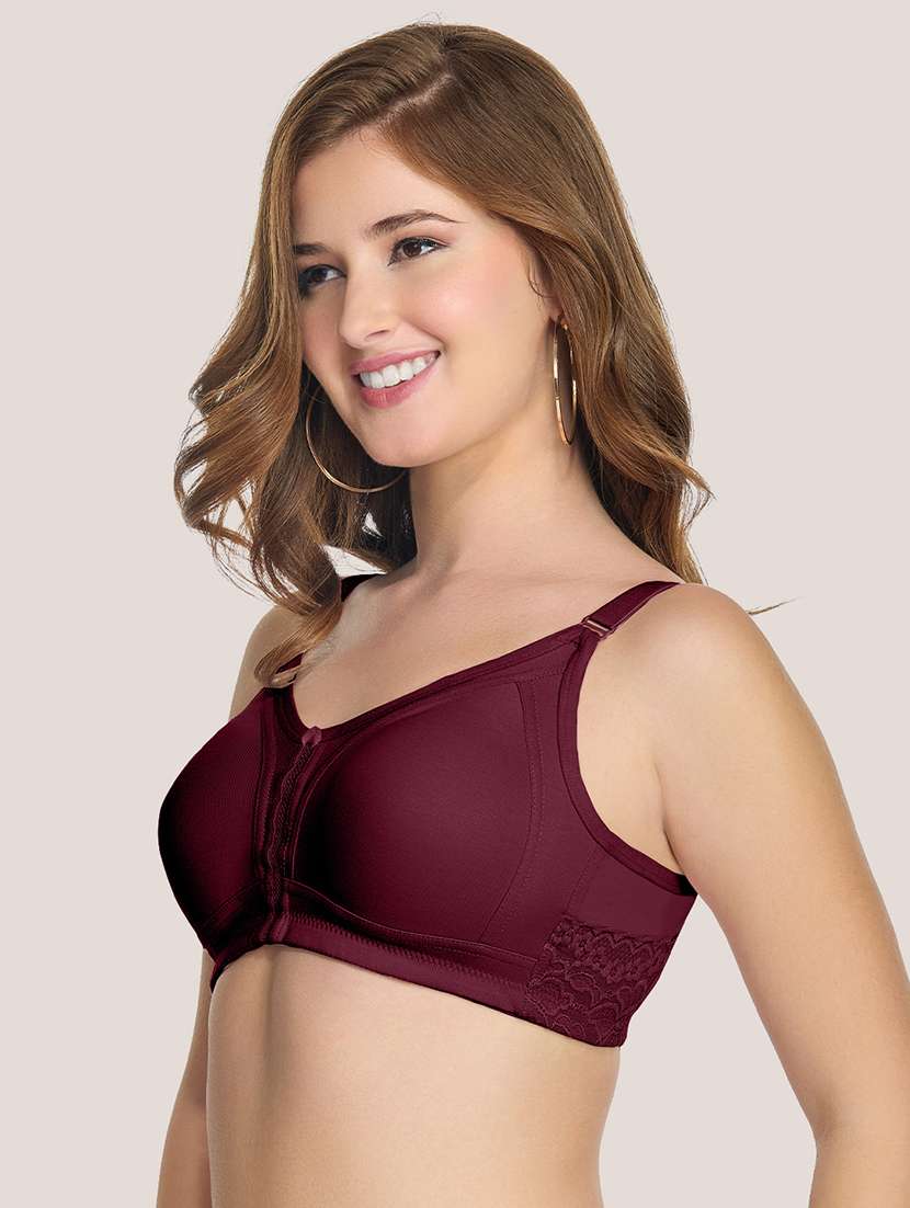 women solid full coverage minimizer bra - 22282389 -  Standard Image - 1
