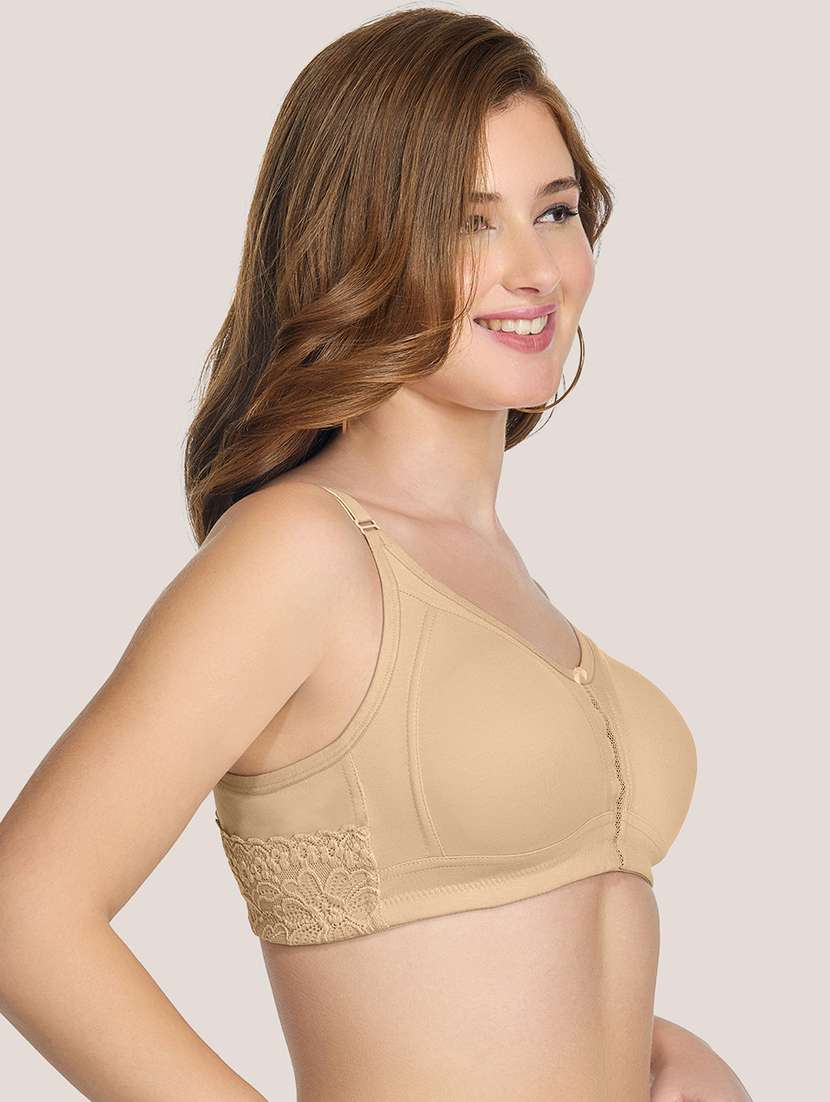 women solid full coverage minimizer bra - 22282392 -  Standard Image - 1