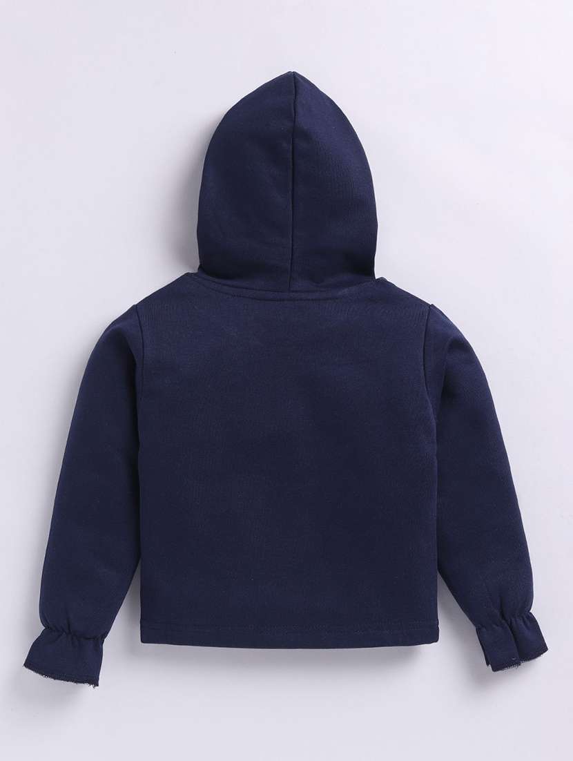 girls printed long sleeve hooded sweatshirt - 22282423 -  Standard Image - 1