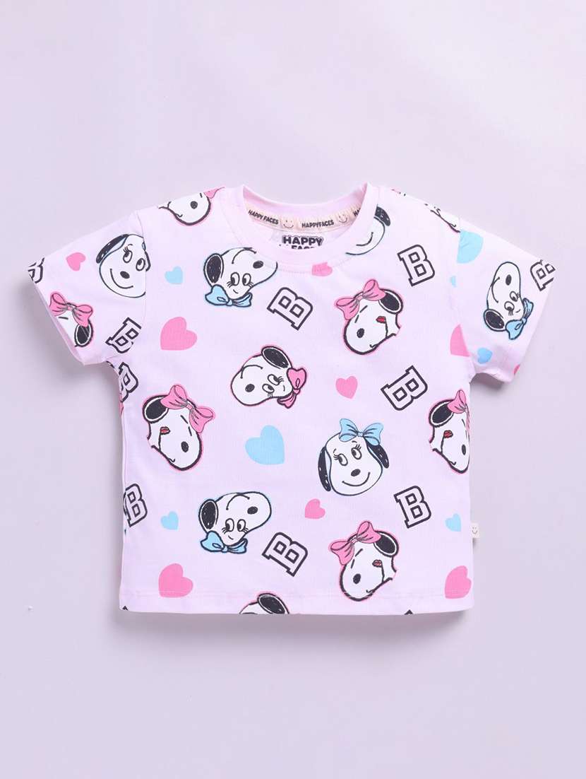 girls printed short sleeve tee - 22282441 -  Standard Image - 1