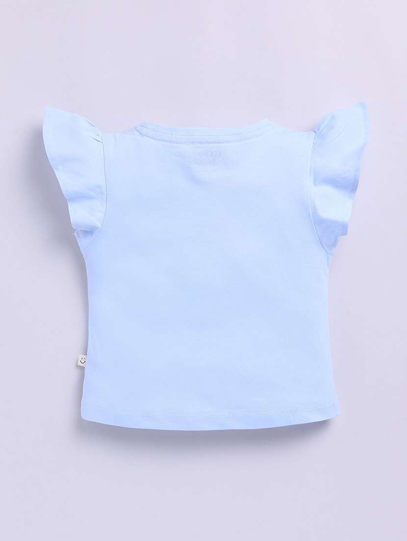 girls printed cap sleeve tee - 22282442 -  Standard Image - 1