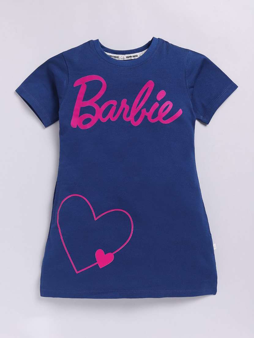 girls printed short sleeve a-line dress - 22282454 -  Standard Image - 1
