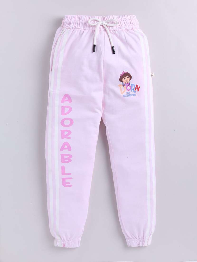 girls printed mid rise jogger - 22282490 -  Standard Image - 1