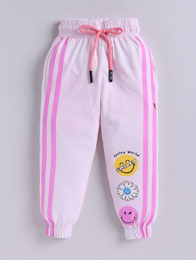 girls printed mid rise jogger - 22282492 -  Standard Image - 1