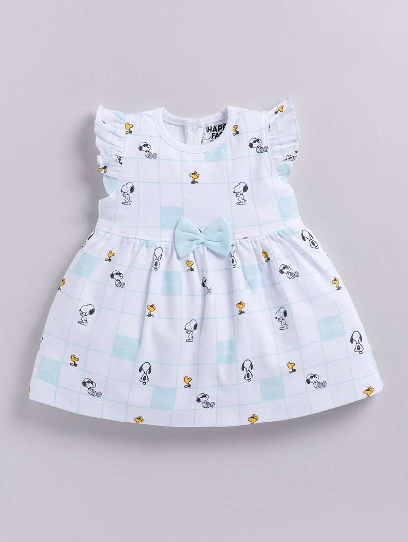 girls printed sleeveless flared dress - 22282541 -  Standard Image - 1