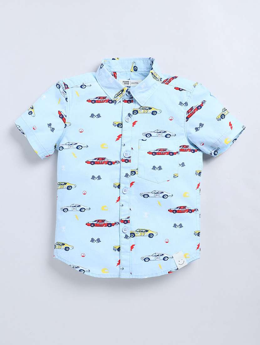 boys printed short sleeve shirt - 22282603 -  Standard Image - 1