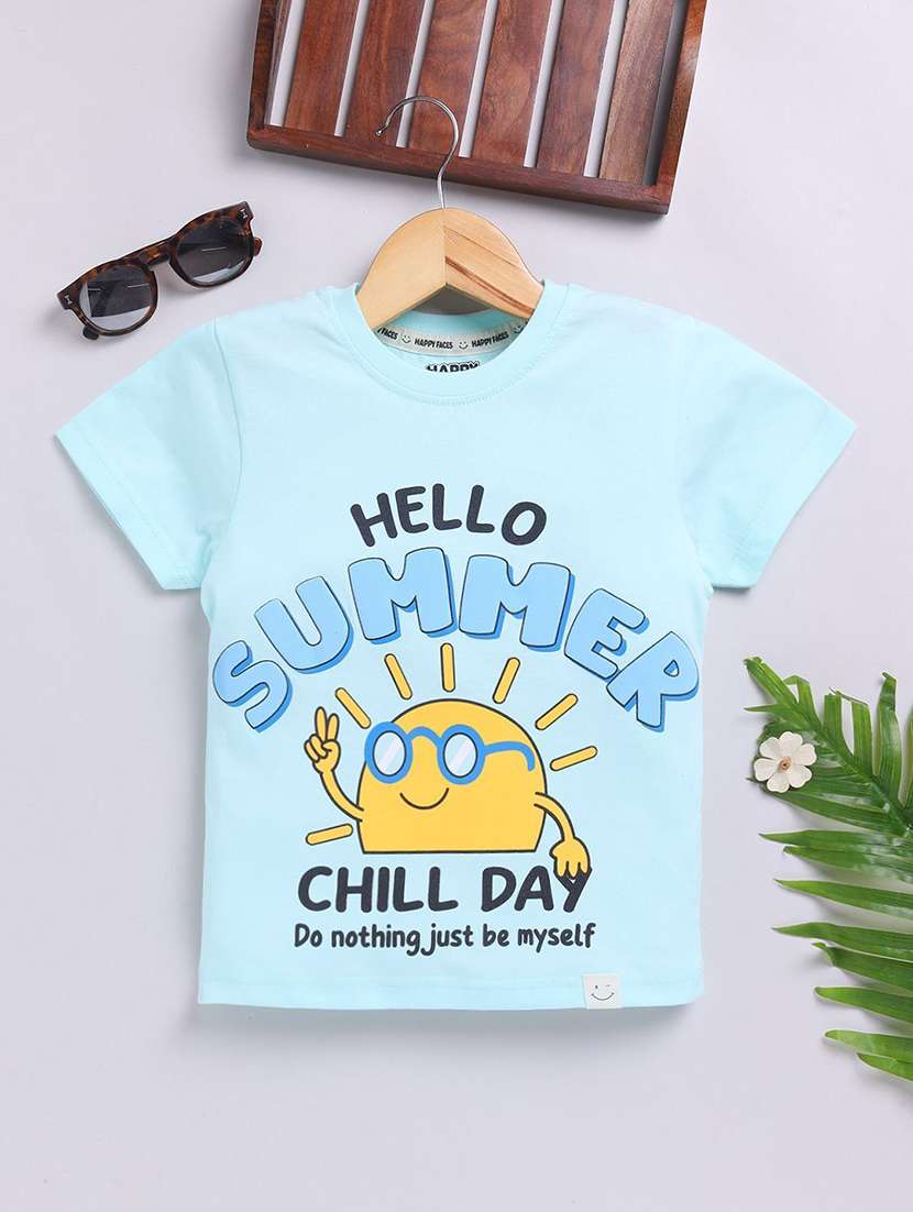 kids printed short sleeve t-shirt 