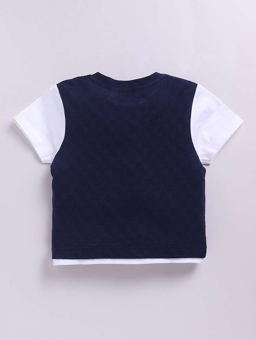 boys color blocked short sleeve t-shirt - 22282941 -  Standard Image - 1