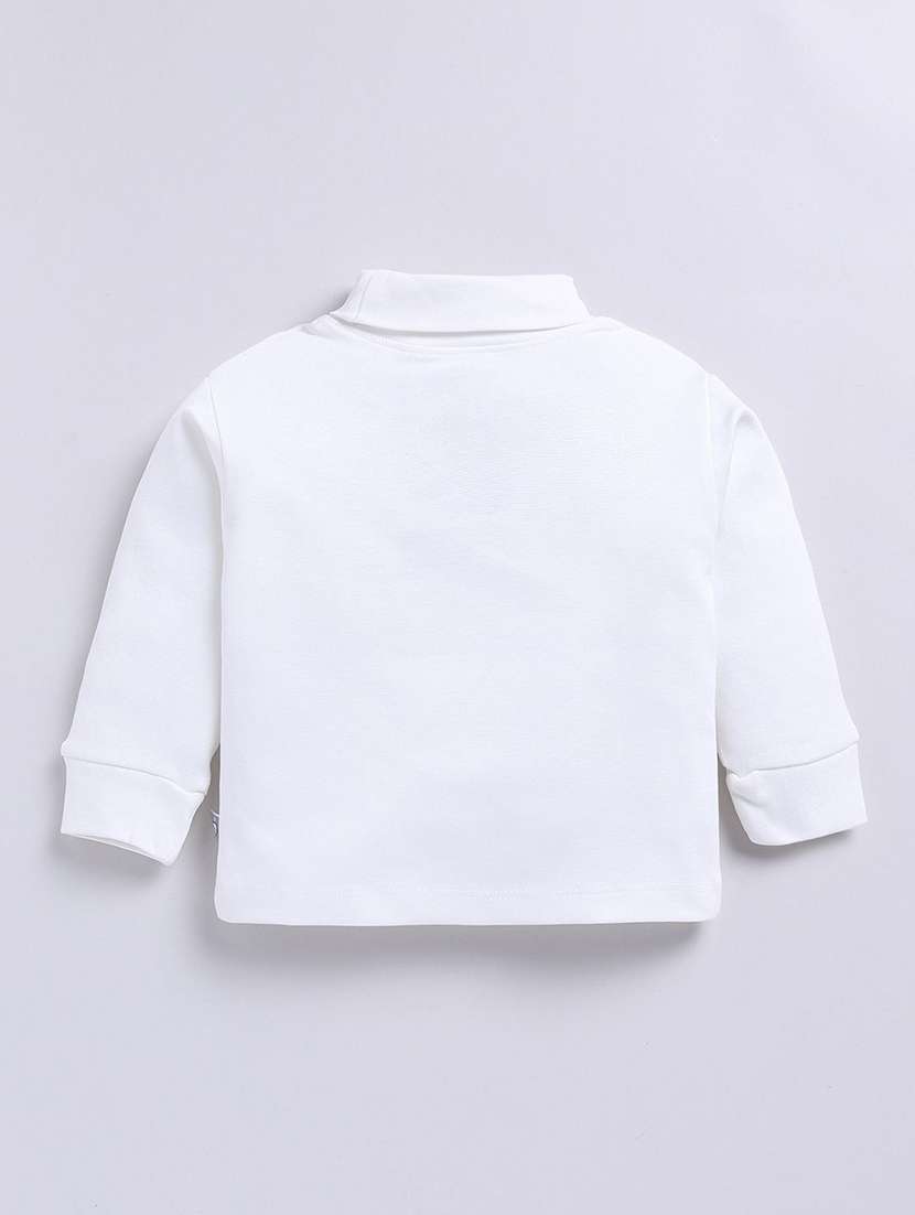 girls printed long sleeve high neck sweatshirt - 22282949 -  Standard Image - 1