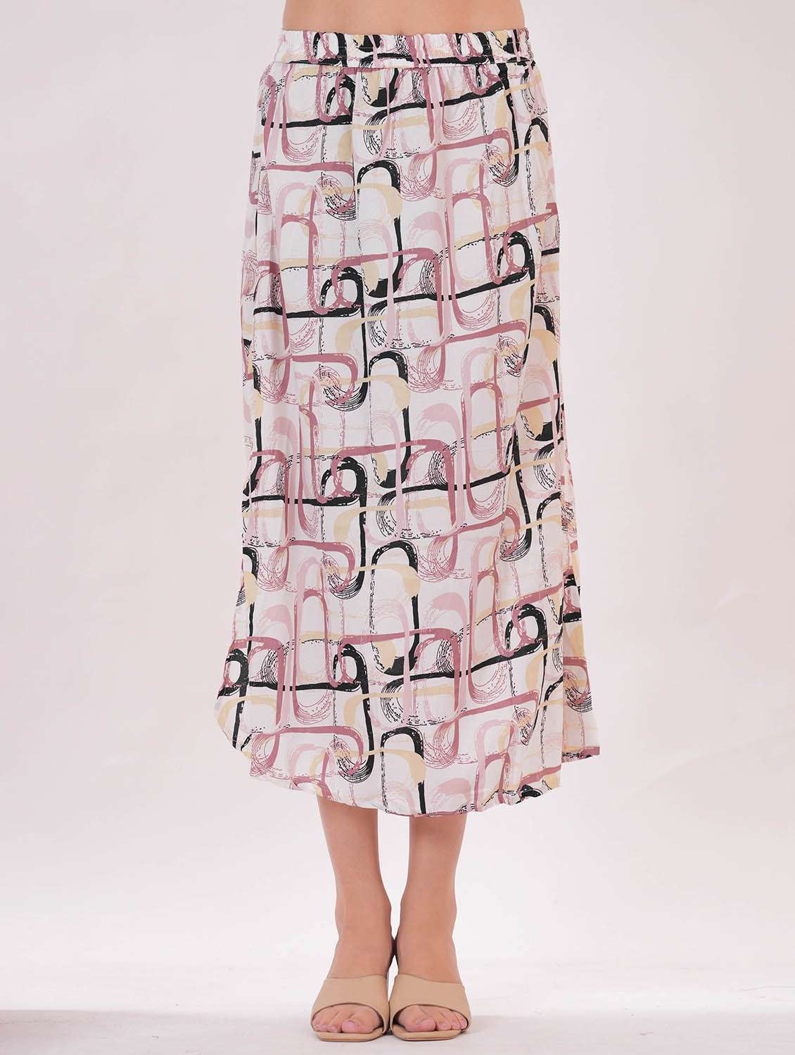 women printed top and skirt co-ord set - 22282990 -  Standard Image - 4