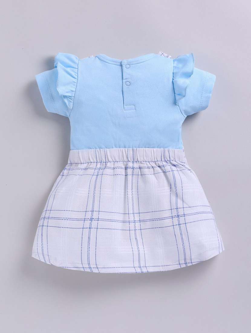 girls printed short sleeve a-line dress - 22283141 -  Standard Image - 1