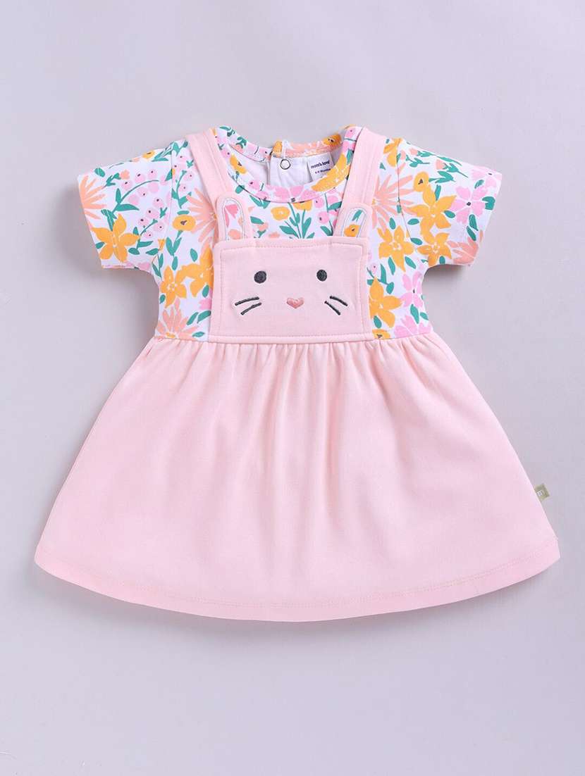 Girls Printed Short Sleeve Dress - 22283174 -  Standard Image - 1