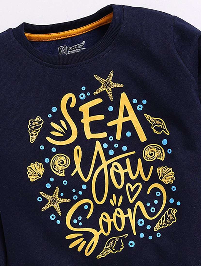 girls printed long sleeve sweatshirt - 22283370 -  Standard Image - 1