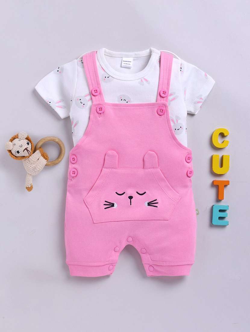 kids printed short sleeve romper