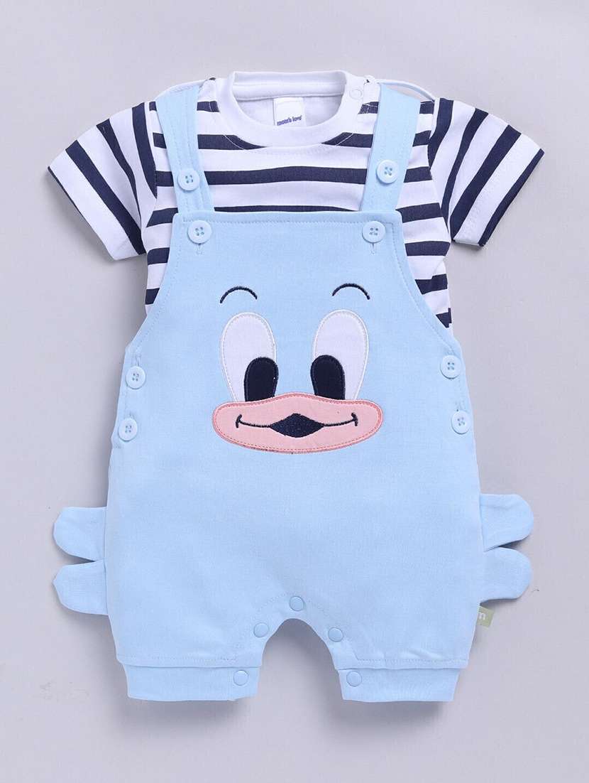 kids printed short sleeve romper