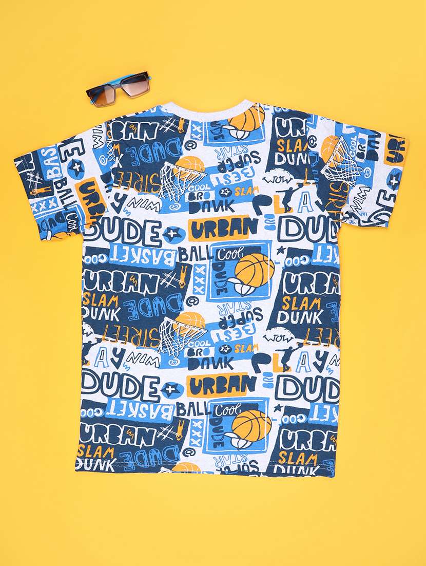 kids grey cotton blend t-shirt - 22284483 -  Standard Image - 1