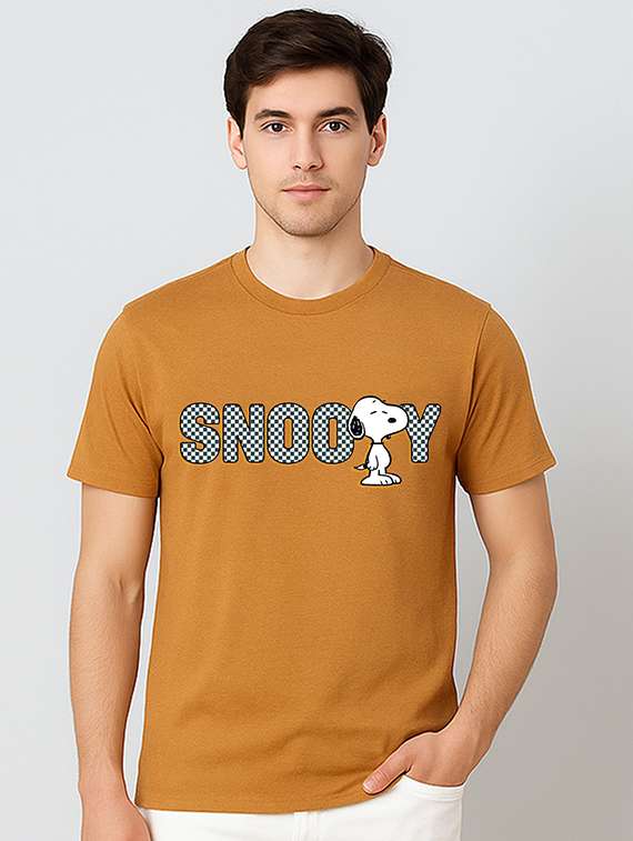 men front & back print short sleeve regular fit t-shirt - 22285122 -  Standard Image - 1