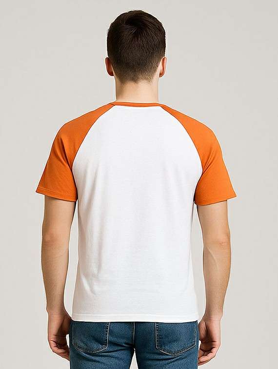 men color block raglan sleeve regular fit t-shirt - 22285123 -  Standard Image - 1