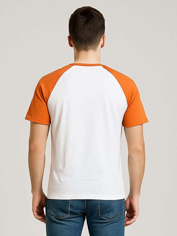 men color block raglan sleeve regular fit t-shirt - 22285132 -  Standard Image - 1