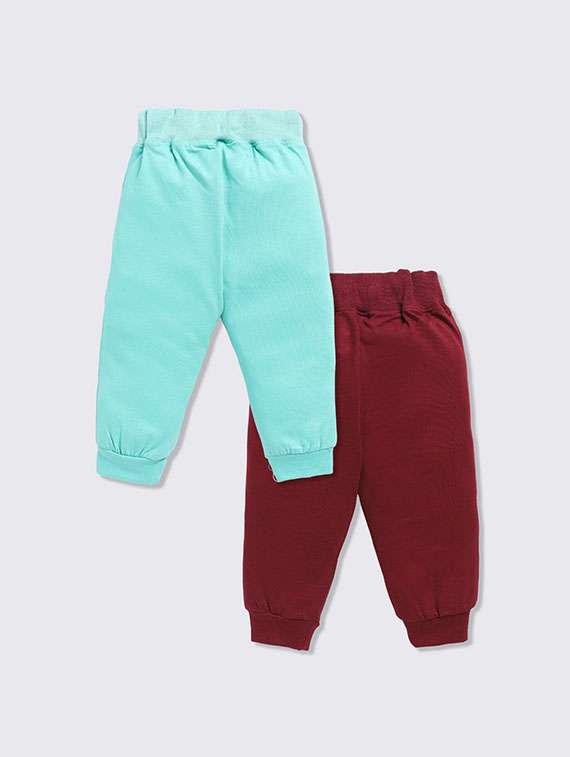 boys pack of 2 printed mid rise jogger - 22285143 -  Standard Image - 1