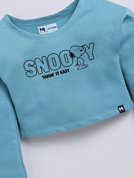 girls printed long sleeve sweatshirt - 22285164 -  Standard Image - 1